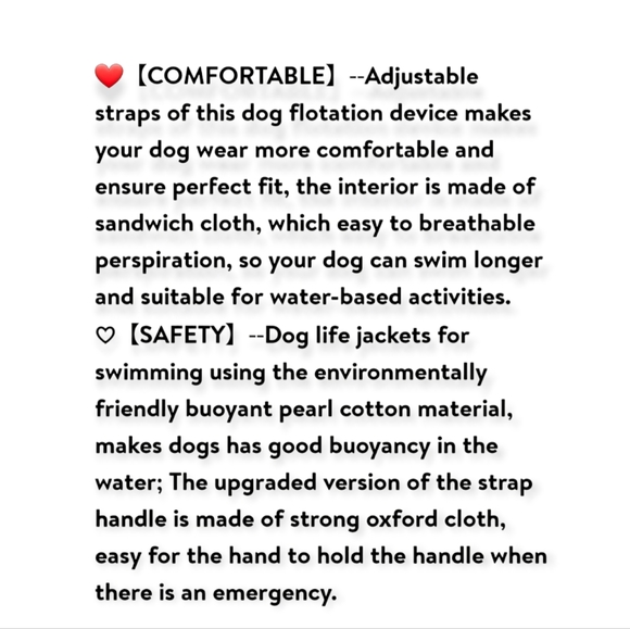 🎉HP🎉NEW Ripstop Dog Life Jacket - Picture 10 of 14